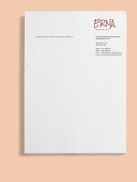 Briefpapier mit Logo und Schulinformationen im neuen Corporate Design der Erna-de-Vries-Gesamtschule – Gestaltung durch die Werbewerkstatt Wrocklage