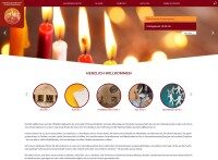 Neuer Internetauftritt der katholischen Kirchengemeinde Christus König Gemen – Startseite mit Navigationsmenü und Begrüßung