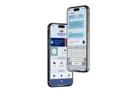 Digitale Erfassung des Tagesberichts mit der Wrocklage App. Smartphones mit geöffneter Chat- und Intranet-App der Wrocklage Werbewerkstatt, Einsatz in Eventagentur zur internen Kommunikation.