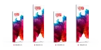 LEDUP LED Displaywände in verschiedenen Größen von 85x200 bis 100x245 cm