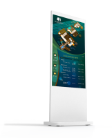 Digitale Infostele mit Hotellogo und Veranstaltungskalender für Montag, 19. April.