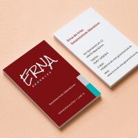 Individuelles Visitenkartendesign – hochwertige Drucksachen für Gesamtschule Erna