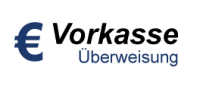 Vorkasse Überweisung Logo