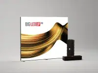 BIG LEDUP PRO LED Messestand Textilrahmen mit Transportkoffer für mobilen Einsatz