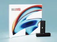BIG LEDUP LED Messestand Display mit Textilrahmen und Transportkoffer für mobilen Einsatz