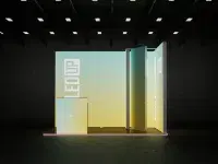 BIG LEDUP Set 4x3 mit modularer LED Displaywand für Messestand Präsentation