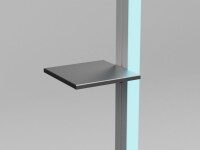 LINEUP flache Ablage für Produktpräsentation und Dekorationselemente