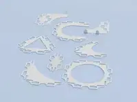 LEDUP Connectors Verbindungselemente für flexibles Messestand System