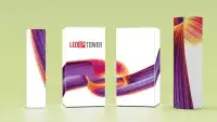 LEDUP Tower Kollektion mit verschiedenen LED Display Säulen in unterschiedlichen Formaten