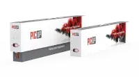 PICUP Displaysystem in Transportverpackung mit geöffneter und geschlossener Box