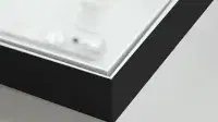 Detail eines hochwertigen Aluminium Rahmenprofils für Messestände