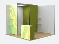Octalumina 40 Leuchtwand mit Textilgrafik und integrierter LED Beleuchtung