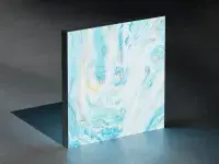 Beleuchteter Rahmen aus dem Cornect System 170 mit textilem Druck
