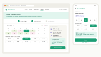 Website Mockup einer Tierarztpraxis mit Online Terminbuchung auf Desktop und Smartphone