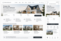 Website Mockup für Immobilienmakler zur Gewinnung von Eigentümeranfragen auf Desktop und Smartphone