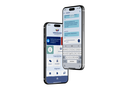 Mockup Chat-Funktion Wrocklage App Mockup Chat-Funktion Wrocklage App