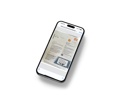 App-Funktion Dokumentenverwaltung Mockup App-Funktion Dokumentenverwaltung Mockup
