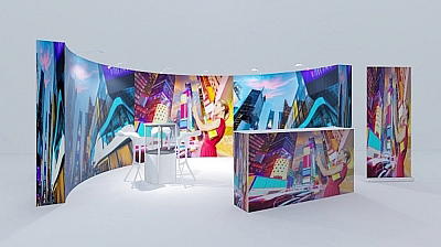 Silicon Fabric Messestand Silicon Fabric Messestand