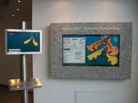 Individuelle Wandgehäuse für Monitore